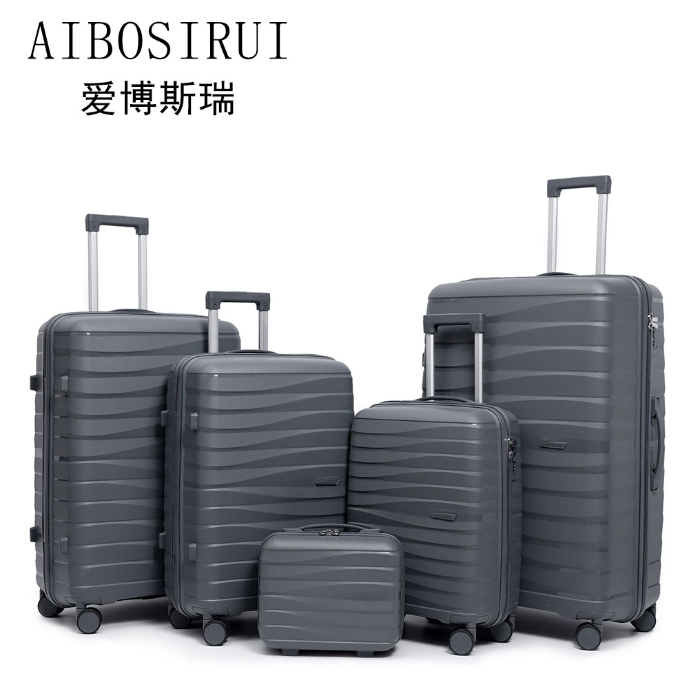 Procesamiento personalizado de nuevo tipo de maleta de viaje de alto valor, maleta ligera, rueda universal, maleta de gran capacidad para viajar ocio