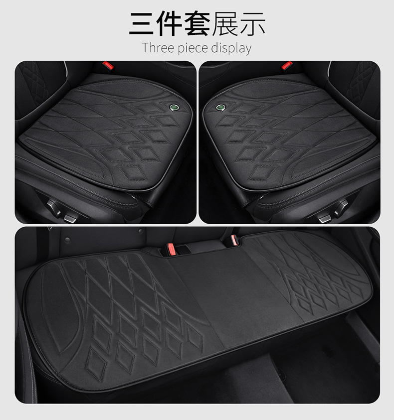 Cross-Border Wholesale Graphene Heated Car Seat Cushion Short Plush Winter Warm USB Socket Seat Cushion for Interior Use