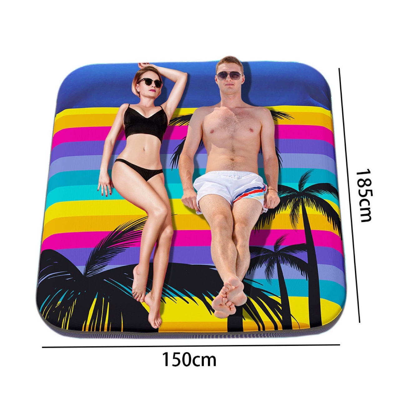 Надувная полая дыра в плавучем ряду двойной водяной игрушки сетка солнцезащитный козырек U-образное сиденье светящийся шезлонг