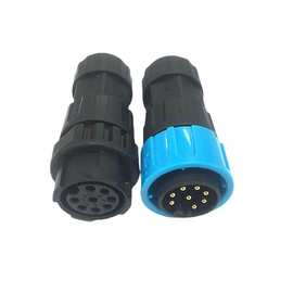 利路通 M25公母自锁组装防水连接器 快接自锁防水接头 IP68尼龙