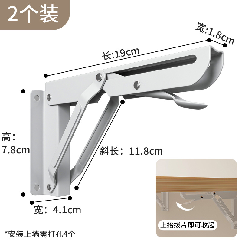 Wall Rack Hanging Wall Desk Table Top Suspended Table Folding Board Solid Wood Wall Table Dining Table Table