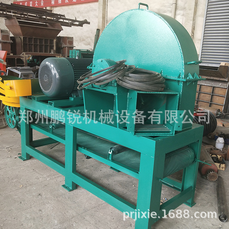 木材削片粉碎机 自动进料木材切片机 直口进料木材打片机