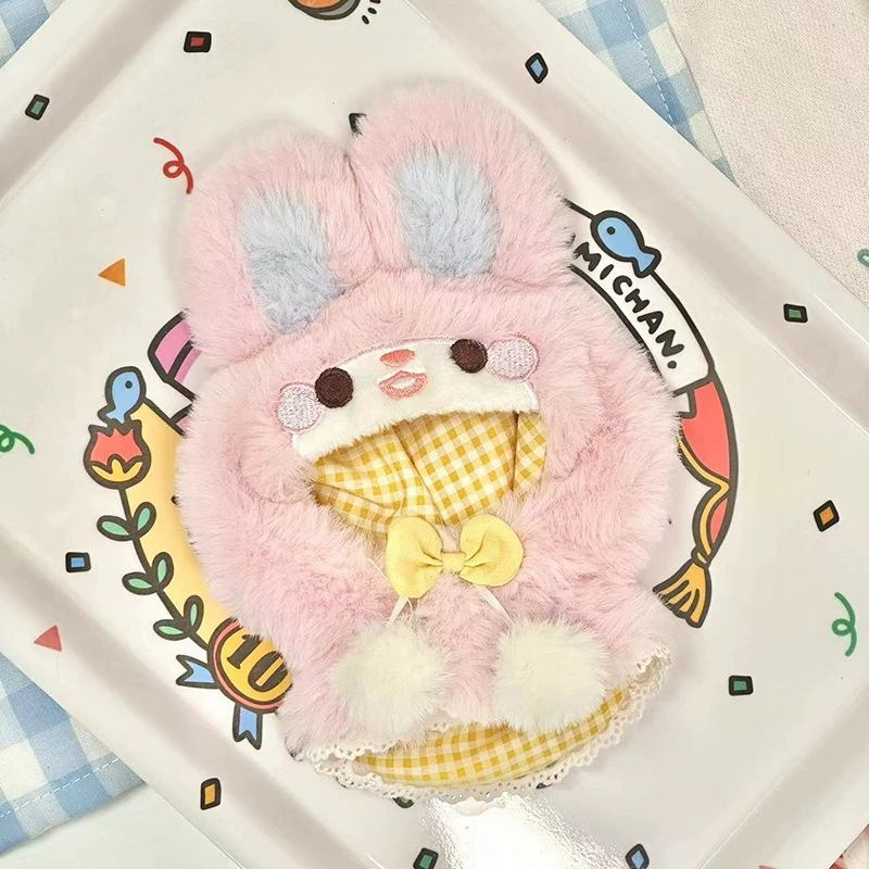 BABYRING милый головной убор-плащ зверёк 10см×20см хлопковая одежда для куклы будто Chiikawa 10см Nunu