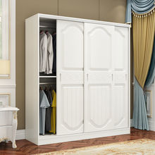 衣櫃推拉推拉門家用卧室現代簡約出租房收納櫃簡易組裝大容量衣櫥
