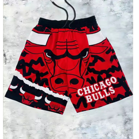 2026 Hot Sale Multi-Color Full Set Racing and Basketball Patchwork Shorts Breathable Mesh Men's Shorts