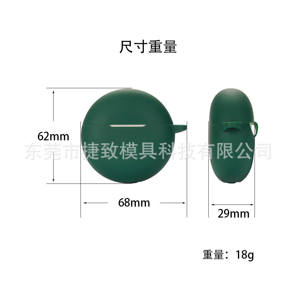 Para OPPO Enco Aire 2I/BUDS 2 auricular cubierta protectora Bluetooth transparente TPU de goma suave Shell bolsa