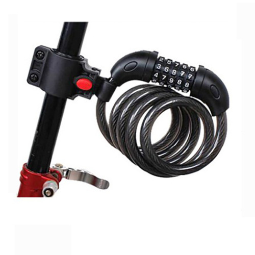 Bicycle lock four-digit code lock five-digit code lock English version anti-theft lock bicycle riding supplies