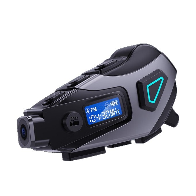 auriculares bluetooth llamadas claras radio FM larga duración casco de bicicleta con cámara auriculares bluetooth k10