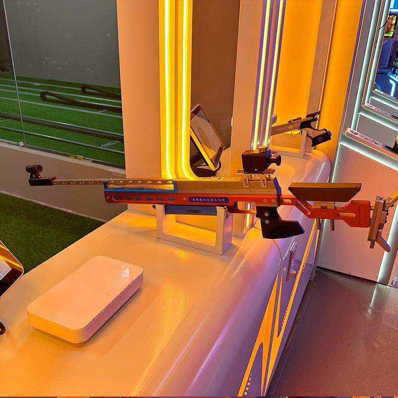 Equipo de entretenimiento comercial de ocio de tiro de blanco modelo interior de gimnasio de experiencia de movimiento digital láser interacción sensorial