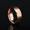 Fashionable accessory, black ring stainless steel, 8mm, wholesale