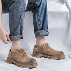 Men's Spring and Autumn Casual Shoes Low-Top Martens Boots Breathable Versatile Work Safety Retro Heavy-duty Shoes 4515-R