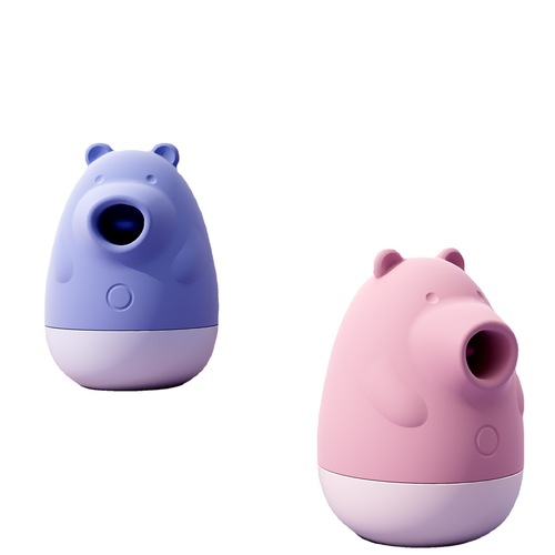 Eurasia Cute and Adorable Bear Sucking Vibrating Sex Toy for Women, Little Clumsy Bear Vibrating Egg, Adult Sex Product
