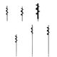 Small spiral rod hand electric drill ground drill bit garden planting, digging holes, loosening soil, holes, flowers, vegetables, factory outlets