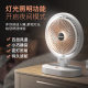 Amazon Cross-Border Desk Lamp Fan High Wind Electric Fan Home Office Small Fan Rechargeable Plug-In Circulation Fan
