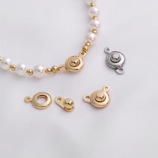 ��ɫ18K���𰴿�����B����β��diy�ֹ���������������Ʒ���