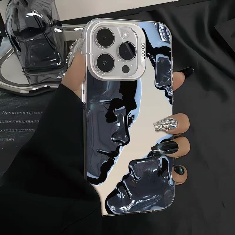 Estatuas de arte europeas y americanas para iPhone 16 funda para teléfono móvil Apple 15promax/14pro anti-caída 13pro12