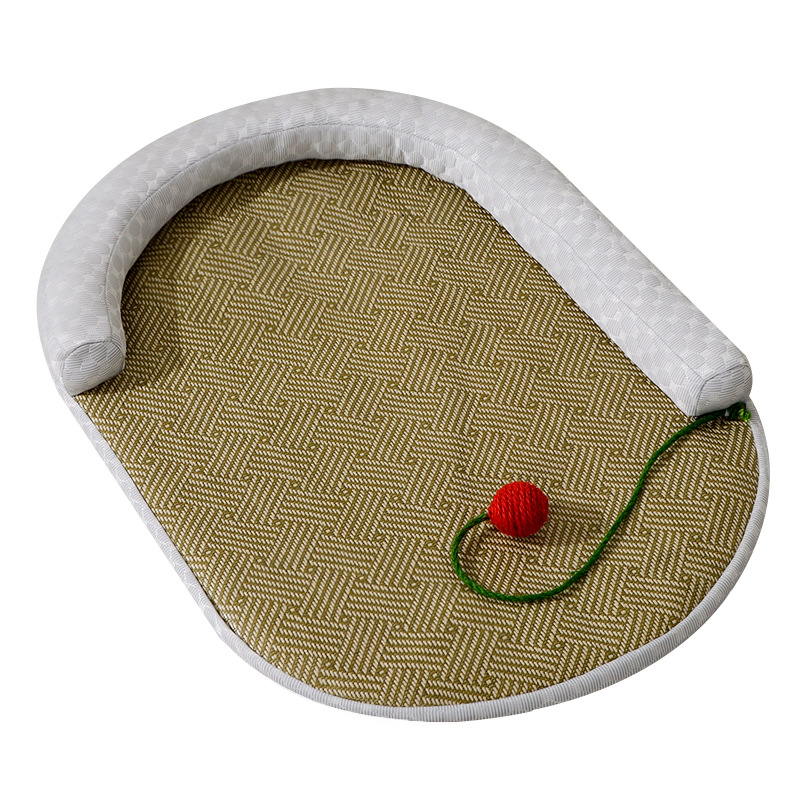 Verano transfronterizo nuevo estilo desmontable alfombra de seda de hielo alfombra para gatos alfombra para perros transpirable alfombra para gatos fresca alfombra para mascotas