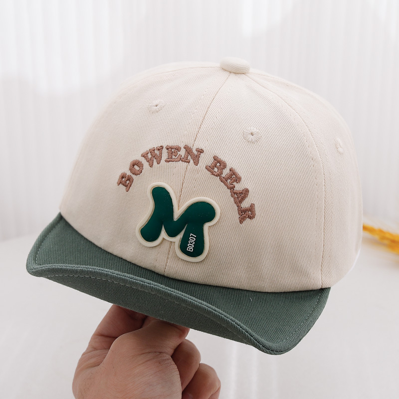 Sombreros para bebés otoño y invierno para niños con bordes suaves de terciopelo para niños sombreros de béisbol para bebés sombreros de boca de pato para bebés