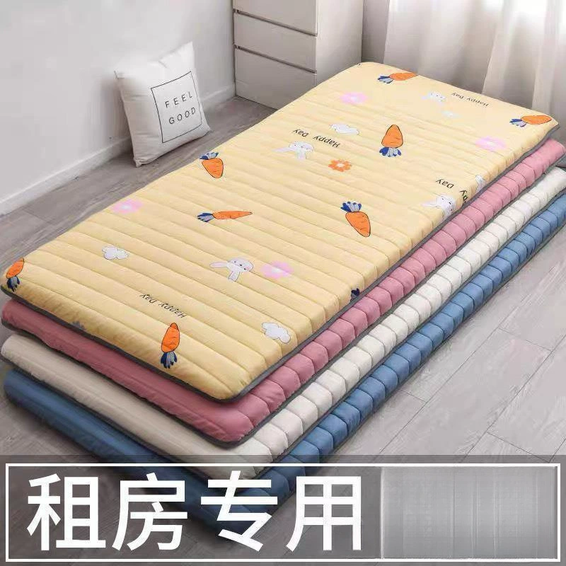 Оптовая аренда матрасов, мягкие подушки для дома, студенческого общежития, одинарный губчатый коврик, напольный коврик, складной матрас, постельные принадлежности