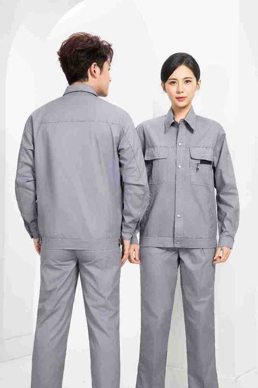 夏薄い長袖と半袖作業服スーツ吸湿性通気性耐摩耗性工場ワークショップ自動車修理作業服卸売|undefined