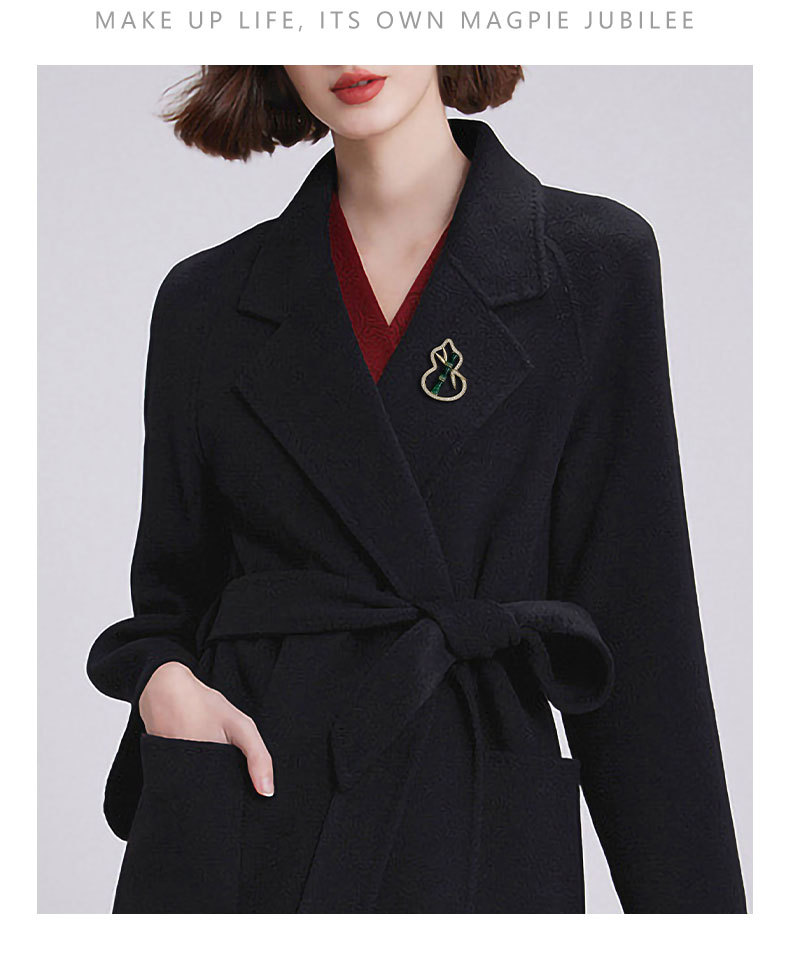 国风福绿葫芦胸针小众时尚百搭平安竹胸花新品轻奢高级