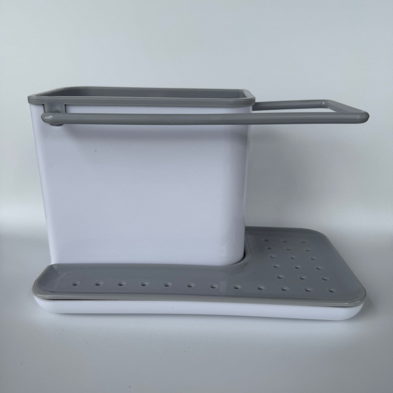 Suministros de limpieza de cocina Almacenamiento y acabado estante de almacenamiento de drenaje creativo escritorio plato paño esponja estante de cepillo de olla de trapo