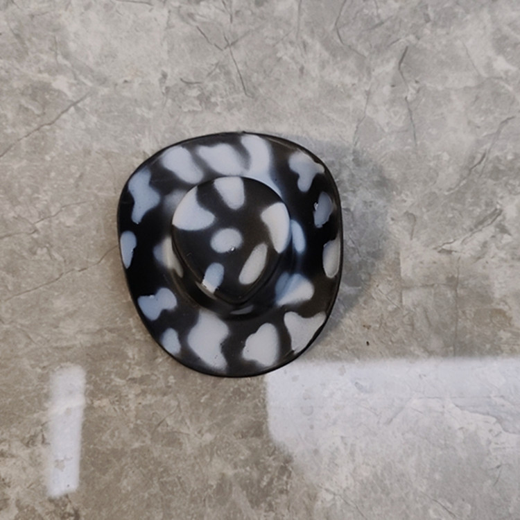 Hat 10 Pack Cow Black and White