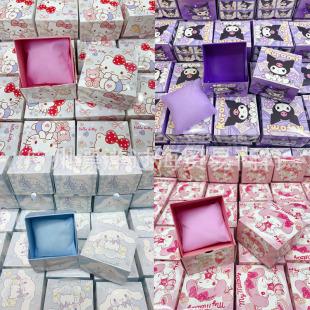 in stock manufacturers wholesale Sanrio watch box with sponge cute cartoon thick packaging box watch exquisite display box