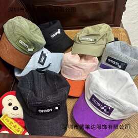 23SS Ventile Camp Cap联名防水棉鸭舌帽棒球帽拼色SUEDE VISOR S
