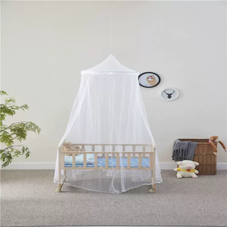 工厂批发儿童床蚊帐免安装全罩式通用公主蚊帐小床吸顶蚊帐