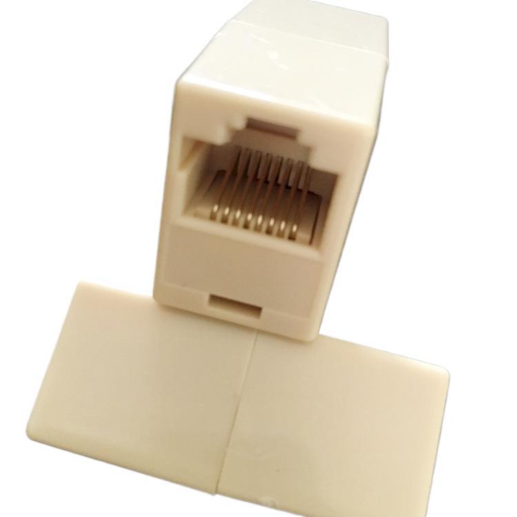 现货RJ45网络直通头8P8C网线对接头网线连接器网络双通头网线延长
