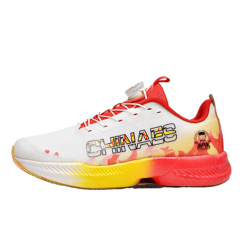 2025 nuevos zapatos para correr con botones giratorios de la serie Nezha para hombres y mujeres zapatos antideslizantes ultraligeros con amortiguación