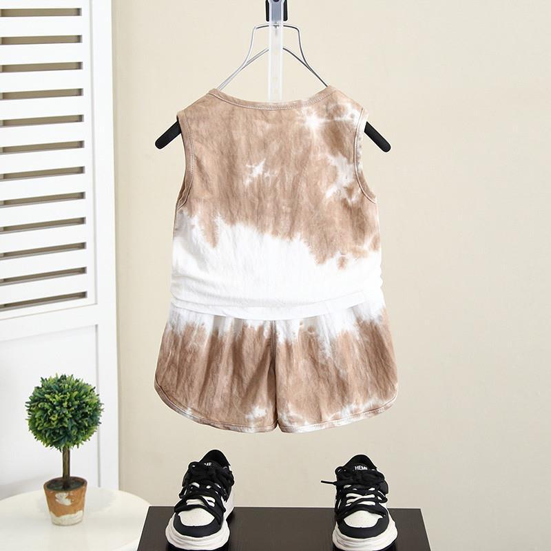 7923 Traje sin mangas para niños Ropa de manga corta de verano para niños Chaleco deportivo de verano para bebés Chaleco de verano para niños