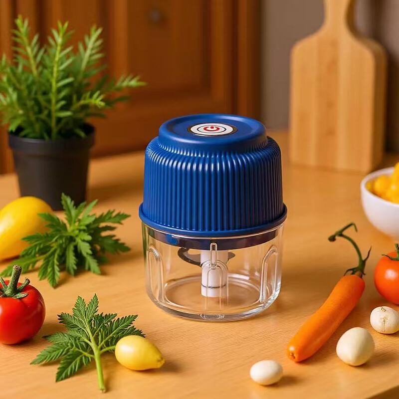 New Electric Garlic Chopper, Vegetable Mixer, Garlic Crusher, Household Food Processor, Mini Rechargeable Garlic Masher, Multifunctional Baby Food Maker