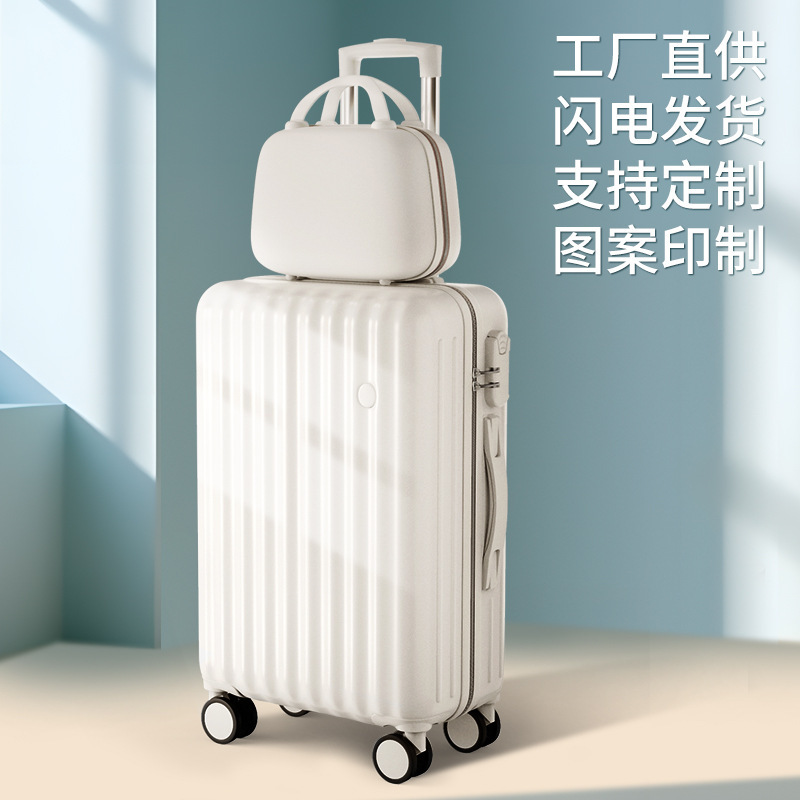 One-piece delivery luggage 20-inch universal wheel boarding case 24 large capacity luggage trolley case Wholesale