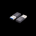 type-c母转usb3.0转接头 typec充电数据转换头转换器 银色款