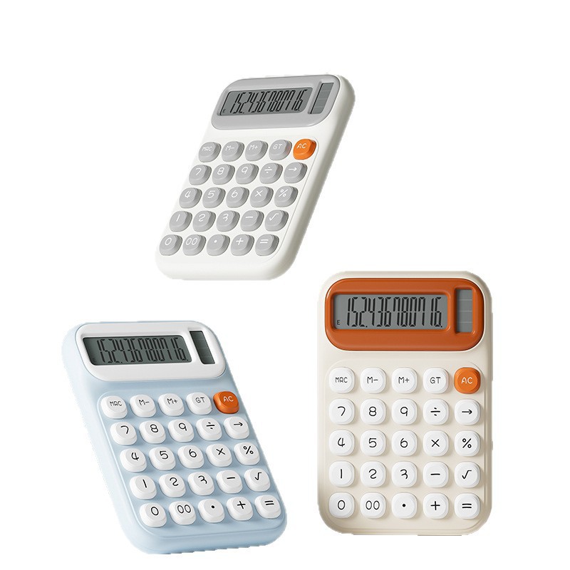 Calculadora de doble potencia de alto valor nominal computadora solar portátil de contabilidad de estudiantes oficina fábrica especial venta directa