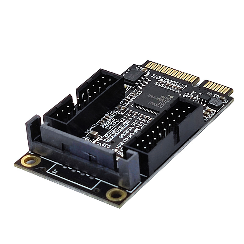 MINI PCI-Eת˫��19PINǰ��19��5Gbps��չ��4��ת�ӿ�D720201