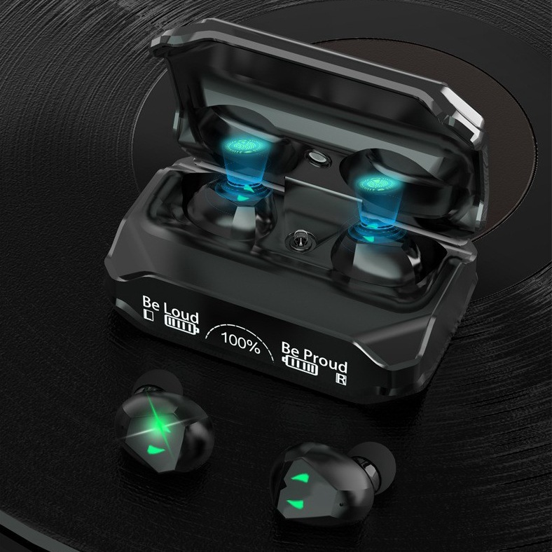 ノイズリダクションクロスボーダー M10F9-5M90 超長時間スタンバイ大容量デジタルディスプレイ Bluetooth ヘッドセットワイヤレススポーツイヤーフックタイプ|undefined