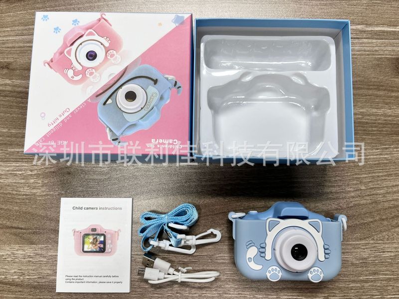 X2 子供用ミニデジタルカメラ HD 小型一眼レフは写真とビデオを撮ることができます 知育玩具 クロスボーダー工場直販|undefined
