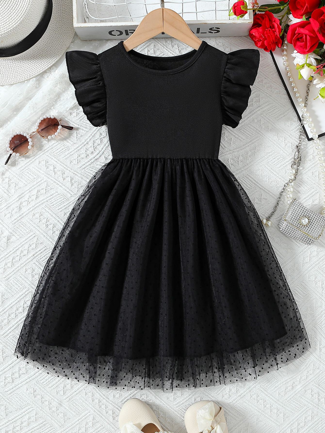 2026 niñas de verano vestido infantil de ropa de primavera de primavera de primavera vestido de princesa de mangas cortas