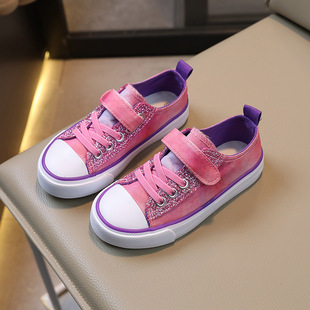 Children's Low-Top Canvas Shoes Size 19-36 Spring & Fall Breathable Non-Slip Toddler Shoes Baby Shoes One Piece Drop Shipping Trendy
