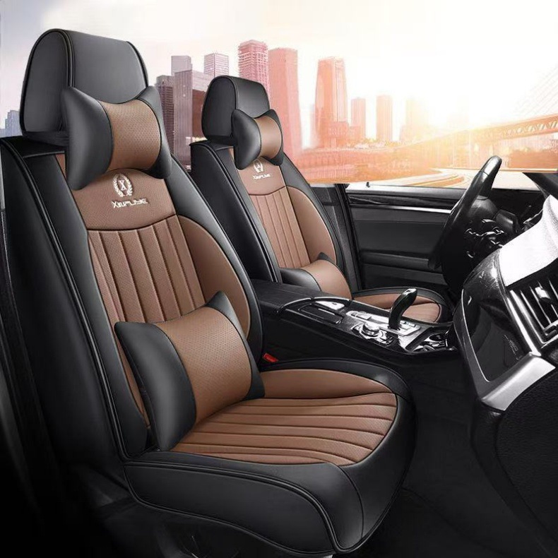2025 All-Season Universal Seat Cushion Full Coverage Car Seat Pad Nappa Leather Seat Cover Specially Designed for Cross-Border Hot Sales