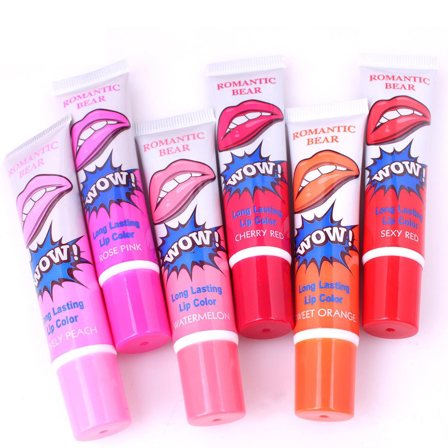 Maquillaje transfronterizo lagrimeo lápiz labial brillo de labios esmalte de labios lápiz labial no desvanecerse lagrimeo brillo de labios máscara de labios