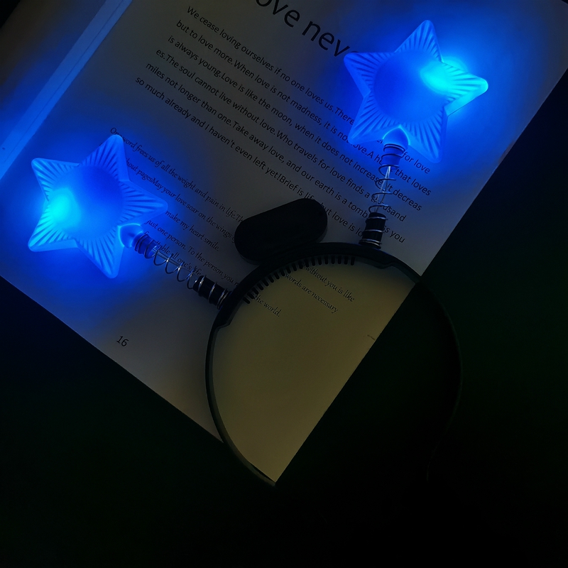 Aro de cabeza de estrella azul