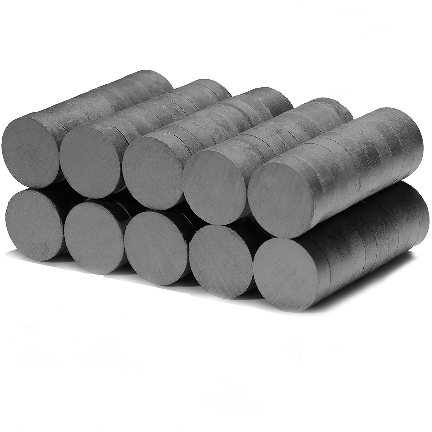 Fabricante mayorista de ferrita negra imán permanente magnetismo industrial imán circular multiespecificación magnetismo fuerte