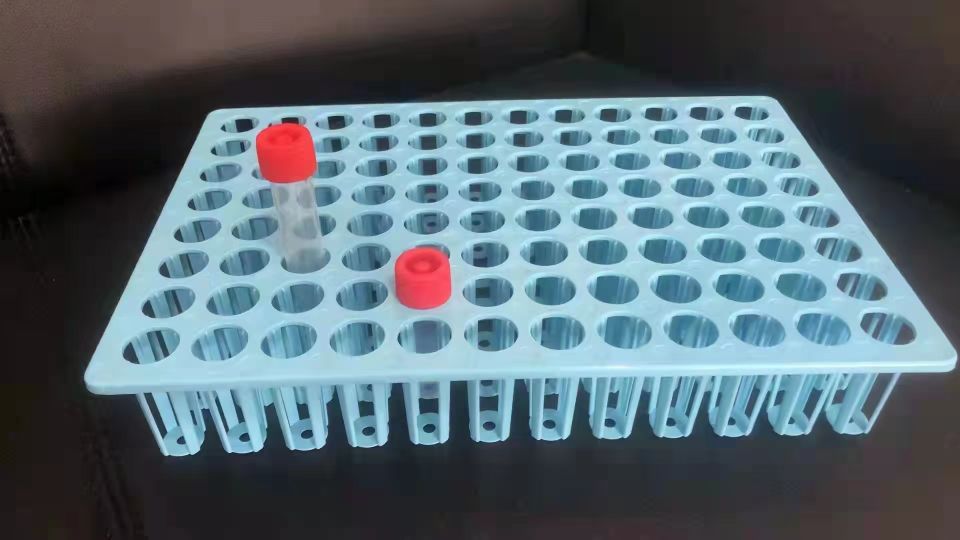塑料采样管架18mm96孔5ml 7ml 10ml病毒管架样品管冻存管架试管架