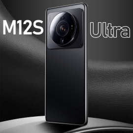 跨境手机M12S Ultra 7.3寸 内存1+8大屏一体机速卖通热销智能手机