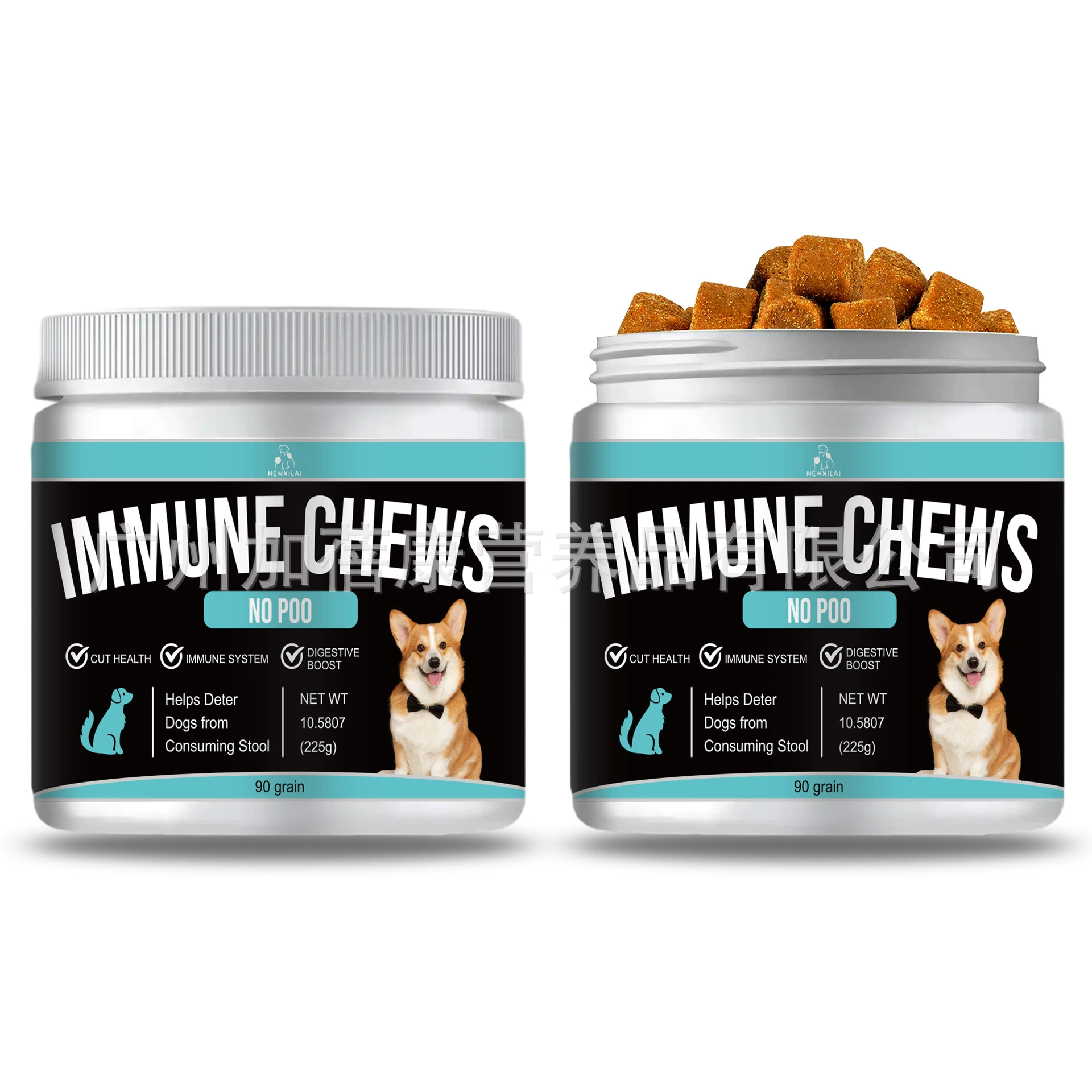 В наличии мягкие жевательные лакомства для иммунитета питомцев, популярная модель для внешней торговли, OEM-производство под заказ.