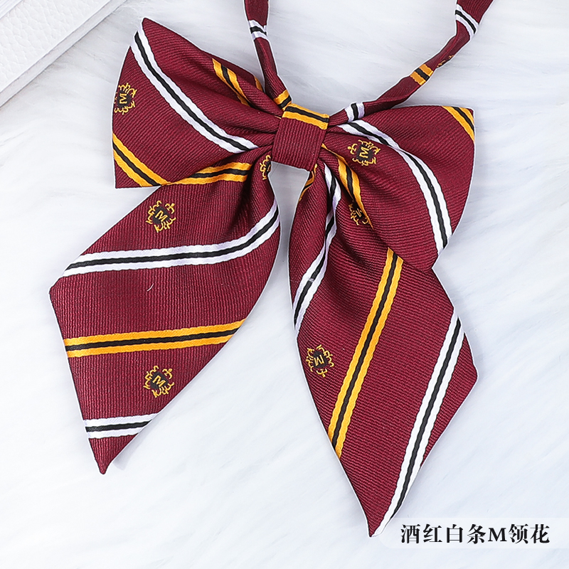 ↬↬↬버건디 화이트 스트라이프 M 칼라 플라워 ↞↦ ↞